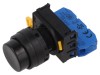 Comutator apăsare 22mm 1 NO negru Poz.i