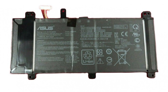 Baterie Laptop Gaming, Asus, ROG Strix SCAR II GL704, GL704GV, GL704GW, GL704GM, 0B200-02990000, 4ICP5/70/81, C41N1731, 15.4V, 4335mAh, 66Wh