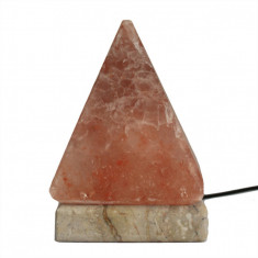 Lampă USB Sare Himalaya Piramidă - 9 cm (multicoloră)
