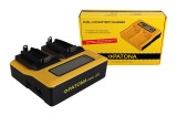 Incarcator Patona Dual LCD USB compatibil 18650 cell ICR18650-26F INR18650F1L NCR18650B US18650VTC5 US18650V - 7682