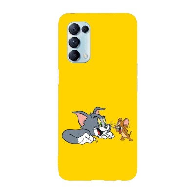Husa compatibila cu Oppo A77, Viceversa, model Funny faces Tom and Jerry, Silicon, TPU foto