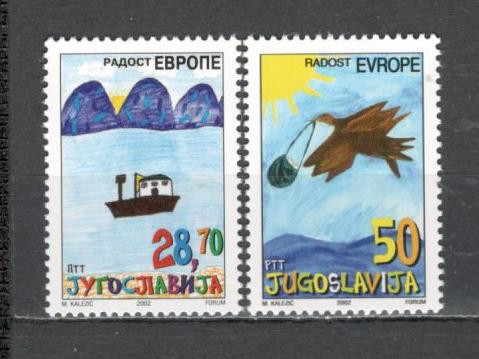 Iugoslavia.2002 Concurs de desene &quot;Prietenii Europei&quot; SI.634