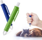 Set de 2 pensete pentru capuse Gvaviy, plastic, alb/verde/albastru, 9,2 x 1,2 cm