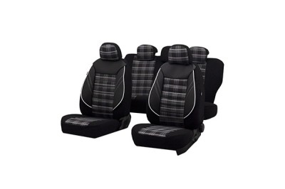 Set Huse Scaun Sport Negru-Gri 99534 S-810 foto