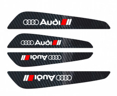 Set protectii usi Carbon 5D - Audi foto
