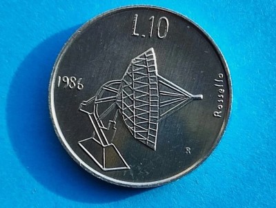 10 Lire 1986 San Marino-UNC-RAR foto