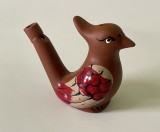OCARINA, FLUIER din ceramica pictată manual, arta peruana