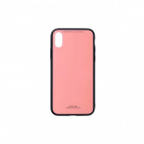 Cumpara ieftin Husa Iberry Glass Roz Pentru Apple Iphone X,Iphone 10, Carcasa