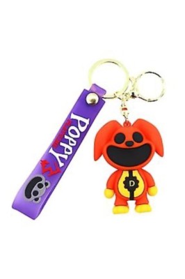 Breloc figurina Smiling Critters, Dogday, portocaliu, 8cm foto