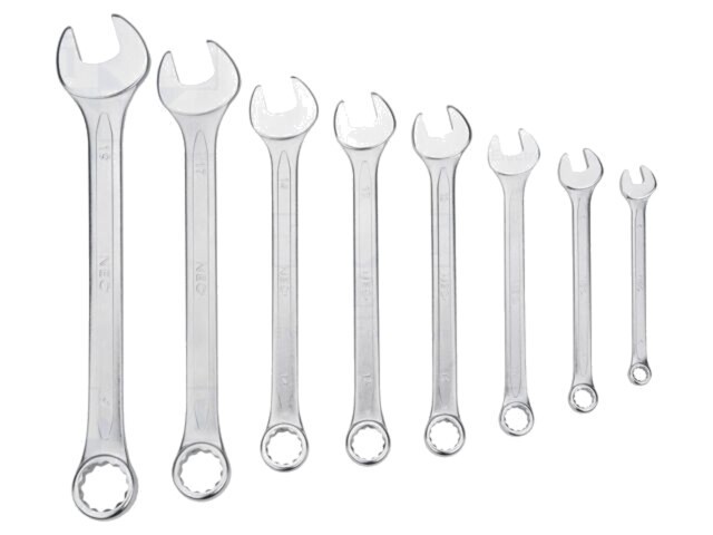Set 8 chei combinate NEO TOOLS oțel crom-vanadium 09-751