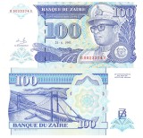 Zair 100 Nouveaux Zaires 1993 P-58 UNC