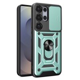 Husa Samsung Galaxy S25 Ultra protectie camera Techsuit CamShield Series, verde