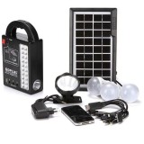 Kit panou solar pentru camping si drumetii, cu lanterna frontala si 3 becuri, GDPlus GD-8215