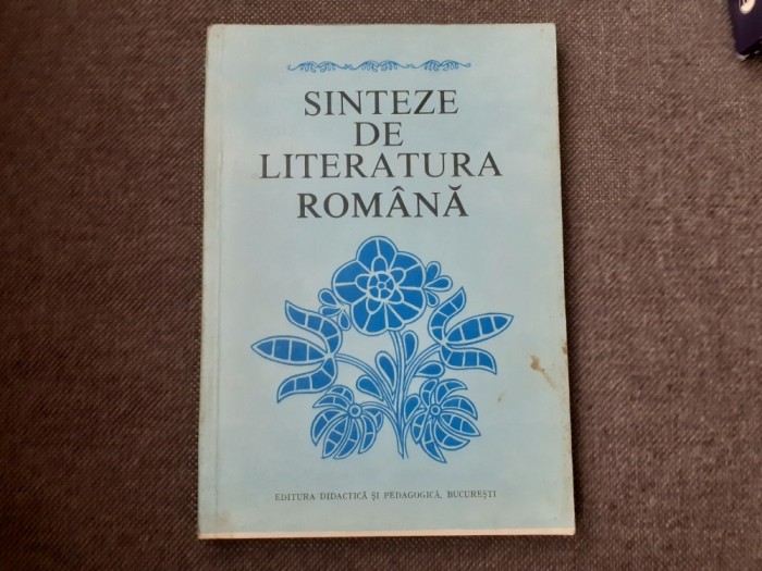 Viorel Alecu - Sinteze de literatura romana