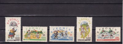 ROMANIA 1960 LP 506 SPORT PENTRU COPII LA SATE MNH foto
