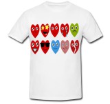 Cumpara ieftin Tricou &quot; Heart emojis &quot;