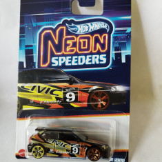 bnk jc Hot Wheels 2023 - `99 Honde Civic Type R - Neon Speeders 4/8