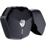 Aparat de ras portabil, flippy, 8w, autonomie 60 min, incarcare cablu type c inclus, periuta de curatare, husa, reincarcabil, 7.3x7.5x3.3 cm, negru