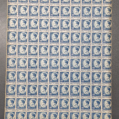 România coala 100 timbre Mihai I Uzuale Lp 188