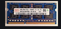 Memorie laptop Sodimm SK HYNIX 4Gb DDR3 1600Mhz PC3L-12800S,1.35V, hmt351s6efr8a foto