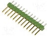 Conector 13 pini, seria AMPMODU MOD II, pas pini 2.54mm, TE Connectivity - 1-826629-3