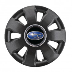 Set 4 Capace Roti pentru Subaru, model Ares Black, R16