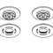 Sistem de fixare covorase Audi (plat) Bej