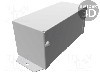 Carcasa aluminiu, 56mmx127mmx56mm, HAMMOND - 1411FBKBK