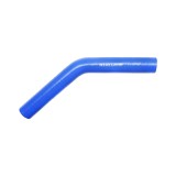 Furtun cotit din silicon 45&deg; cu insertie textila 30x200x200 mm Breckner