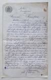 Act de v&acirc;nzare Rom&acirc;nia 1899 &ndash; V&acirc;rlezi Covurlui &ndash; timbru de lux 5 Lei