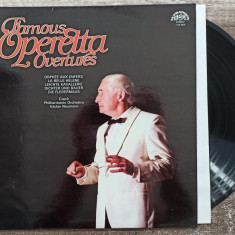 Famous Operetta Overtures, Czech Orchestra, Vaclav Neumann// disc vinil