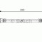 Conducta / cablu frana MERCEDES B-CLASS (W245) (2005 - 2011) BOSCH 1 987 476 083