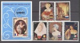 Haute Volta 1973 Paintings, set+perf.sheet, used AG.006, Stampilat