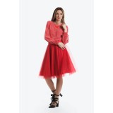Fusta rosie din tulle