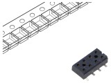 Conector PCB-PCB mamă 8 PIN 2mm SAMTEC aurit SMT 4,1A