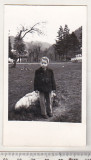 Bnk foto - Copil in parc - anii `50 - Foto A David, Alb-Negru, Romania 1900 - 1950, Portrete