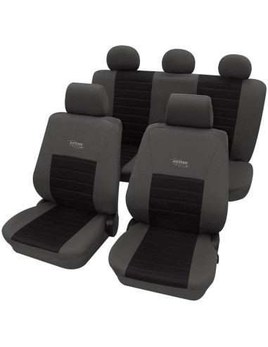 Set Huse Scaun Universale Active Sports Petex Gri-Negru