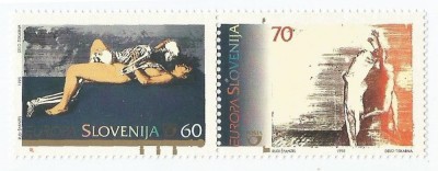 |Slovenia, diptic, Europa CEPT, 1995, MNH foto