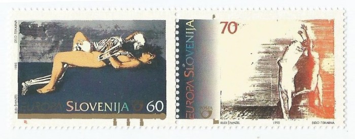 |Slovenia, diptic, Europa CEPT, 1995, MNH