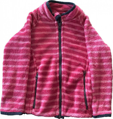 Bluza fetita , cu fermoar , culoarea roz , marimea 98-104 foto