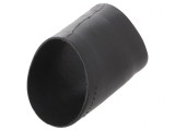 Fiting termocontractibil unghi 27mm negru