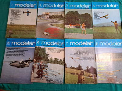 LOT 12 REVISTE MODELISM *MODELAR CEHOSLOVACIA/ AN COMPLET 1982 * foto