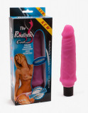 Realistic Cock 2 - Vibrator realist, roz, 20 cm, Orion