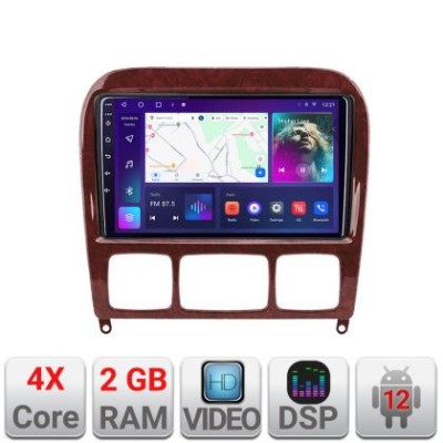 Navigatie Mercedes Clasa S 1998-2005 A-220 2+32 GB Android Waze USB Navigatie Internet Youtube Radio CarStore Technology foto