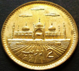 Cumpara ieftin Moneda exotica 2 RUPII - PAKISTAN, anul 2001 * cod 36 B = UNC, Asia