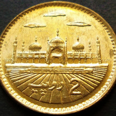 Moneda exotica 2 RUPII - PAKISTAN, anul 2001 * cod 36 B = UNC