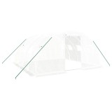 Cumpara ieftin Sera cu cadru de otel, alba, 16 m&sup2;, 4x4x2 m