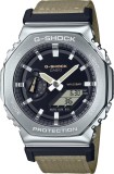 Cumpara ieftin Ceas Barbati Casio G-Shock GM-2100C-5AER, Inox, Curea Textil, Hibrid, Rezistent Apa 20ATM