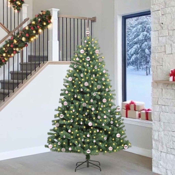 vidaXL Brad de Crăciun artificial cu ramuri articulare Verde 240 cm 3395507
