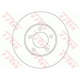 Disc frana Trw DF4384, parte montare : Punte fata
